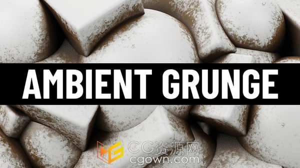 Ambient Grunge Node V3 Blender插件污垢污迹做旧划痕材质