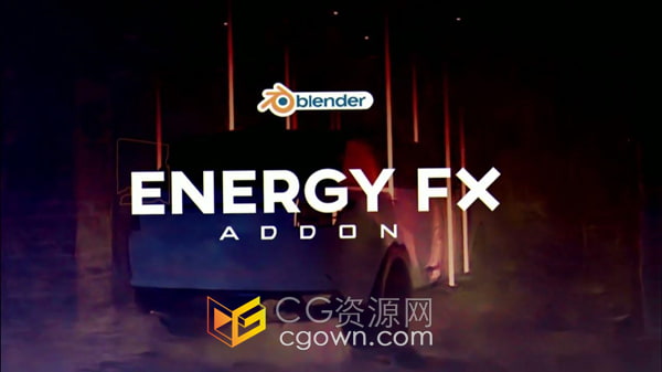Energy FX Blender插件13个能量特效元素预设