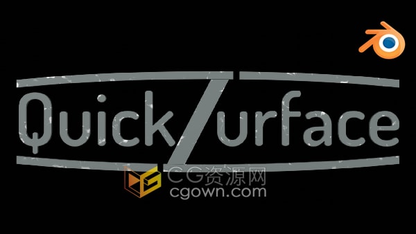 Blender插件Quickzurface v2.1.3快速制作表面材质效果
