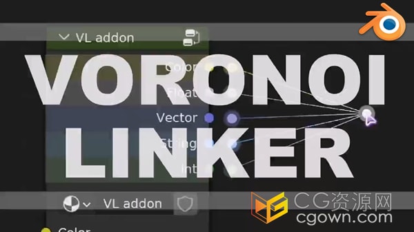 Blender插件VoronoiLinker v5.0.2连接节点编辑器