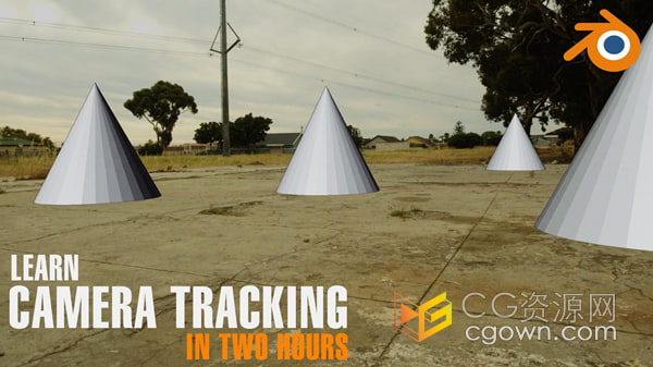 Blender视频教程学习3D摄像机跟踪大师班课程