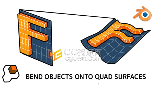 Blender插件模型曲面映对象射吸附工具Flowify v1.3.2