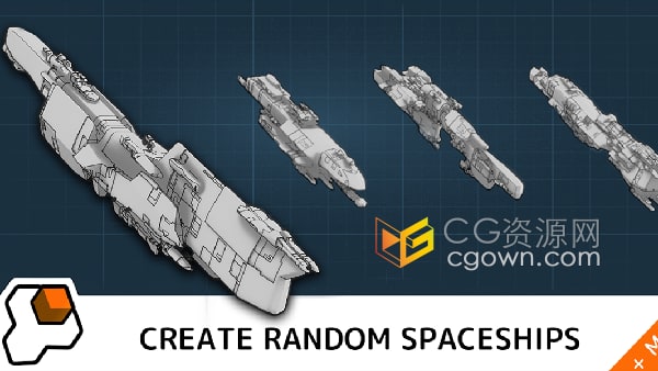 Starship Generator V1.1.0 Blender插件星舰发动机飞船模型生成