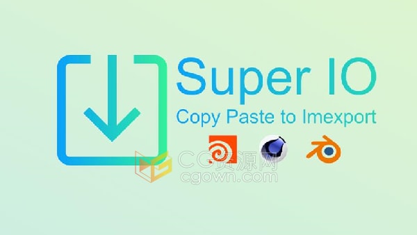 Blender插件Super IO v1.4.8多格式文件导入导出工具
