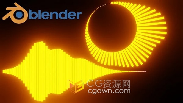 Blender插件Bizualizer v1.2.4歌曲可视化工具