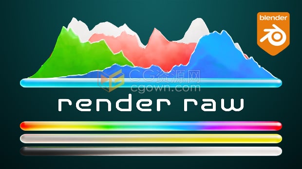 Blender插件像素完美色彩校正Render Raw v1.1.3