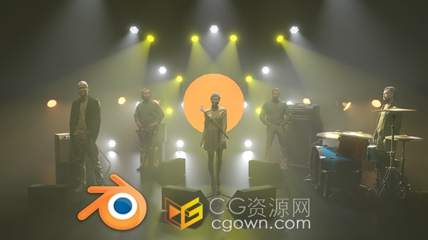 Blender插件BlenderDMX v1.4.2舞台灯光控制