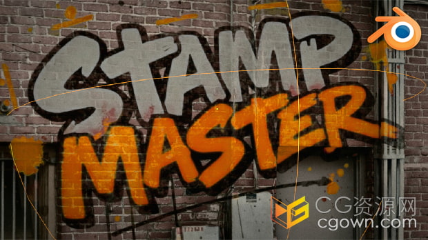 Blender插件Stamp Master v1.0.0印章贴花工具