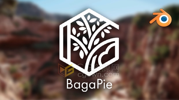 Blender插件BagaPie v10.4.16 + Modifier Assets模型资产包安装