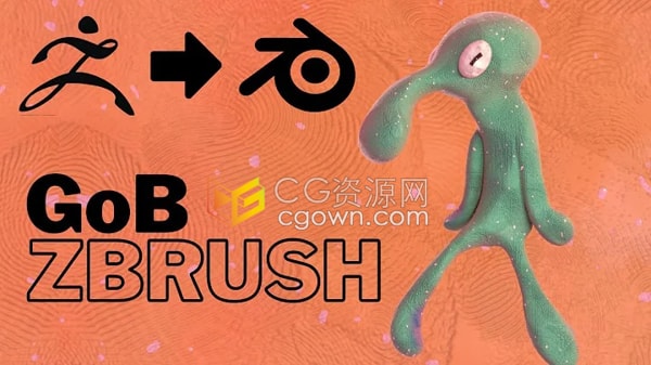 Blender4插件GoB v4.0.3与ZBrush桥接互换工具