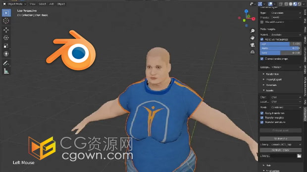 Blender插件CharMorph v0.4.0三维人物角色生成器+预设库