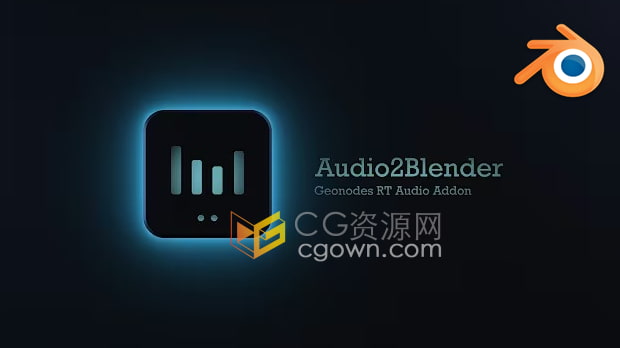 Blender插件Audio2Blender V0.1音频生成节奏动画
