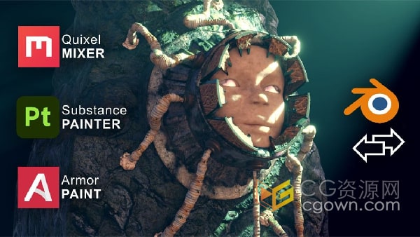 Pbr Bridge v2.1.6 Blender插件与Substance Painter实时桥接插件