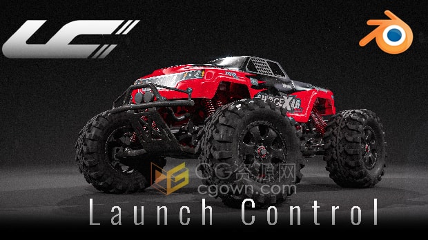 Blender插件Launch Control Indie v1.9.1汽车绑定装备工具