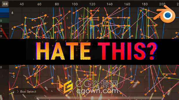 Blender插件Simple F-Curves v1.0.4动画曲线编辑增强工具