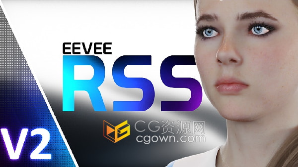 Real Skin Shader V2 Blender插件真实皮肤散射着色器预设