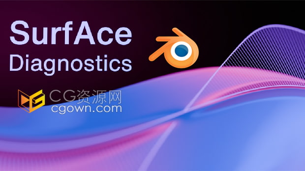 Blender插件Surface Diagnostics 1.3.3表面诊断曲率图和解析着色器