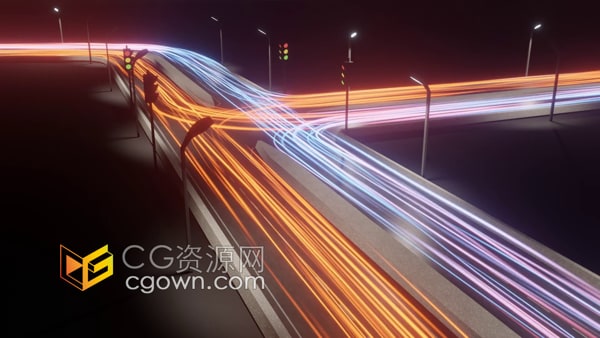 Blender光线拖尾光迹发生器Light Trails Generator v1.1
