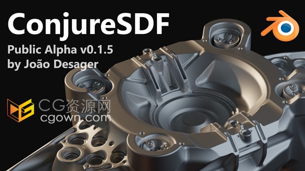 Blender插件ConjureSDF V0.1.5非破坏性完美建模工具