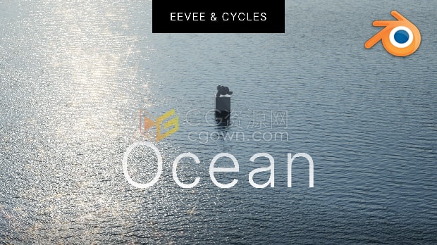 Blender插件Physical Open Waters v1.1.1模拟真实海洋水面生成器