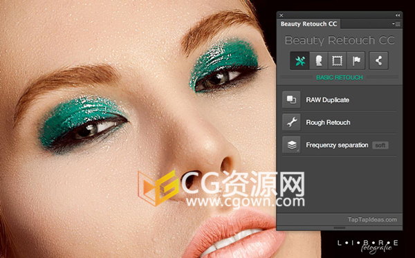 Beauty Retouch CC 2.1.0 PS插件人像美容磨皮润肤包括Photoshop使用教程
