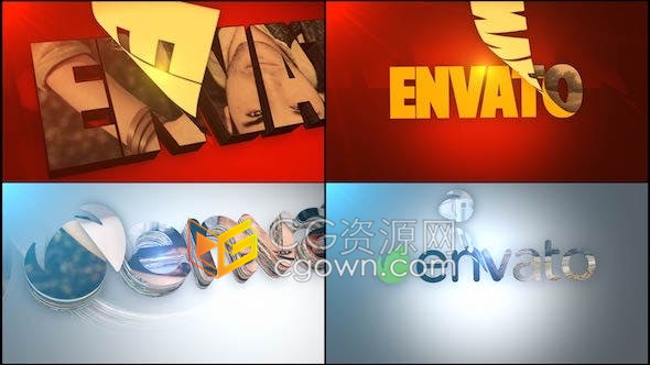 制作超级英雄漫画LOGO标志动画视频片头2种风格效果-FCPX插件