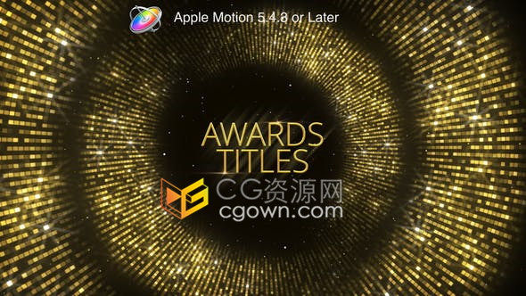 FCPX插件公司晚会活动开场视频颁奖典礼开幕宣传介绍动画效果第2套