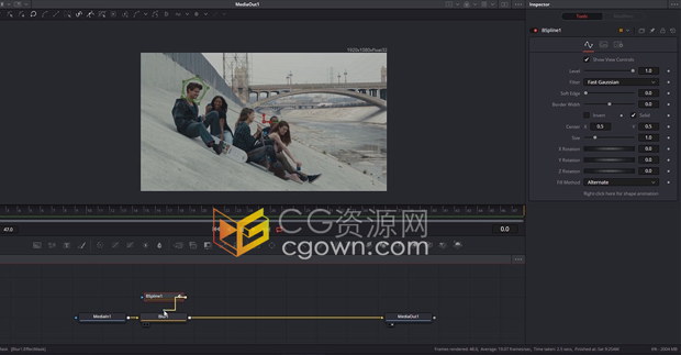 DaVinci Resolve Fusion中视觉效果简介与学习-达芬奇教程