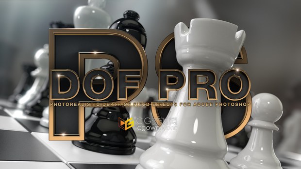 DOF Pro v5.2 PS插件图片摄影机景深模糊虚化生成插件