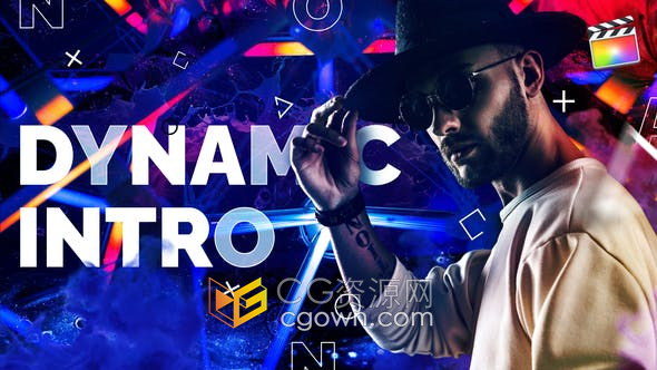 FCPX插件与Motion模板-时髦富有节奏感新颖介绍开场视频片头