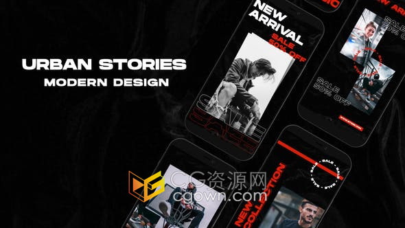 FCPX插件-制作都市故事公司业务介绍短视频宣传动画