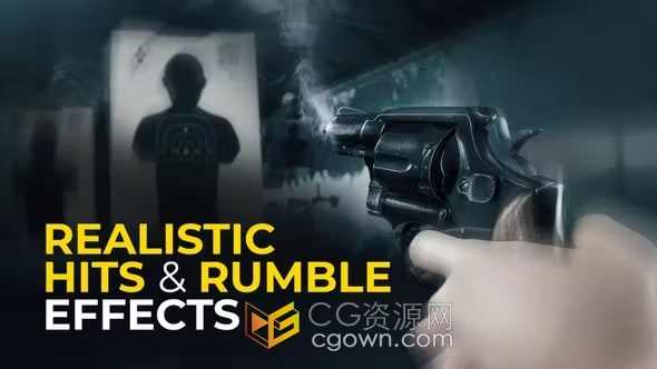 Realistic Hits And Rumbles Effects DR模板逼真12个打击和6 个隆隆声效果