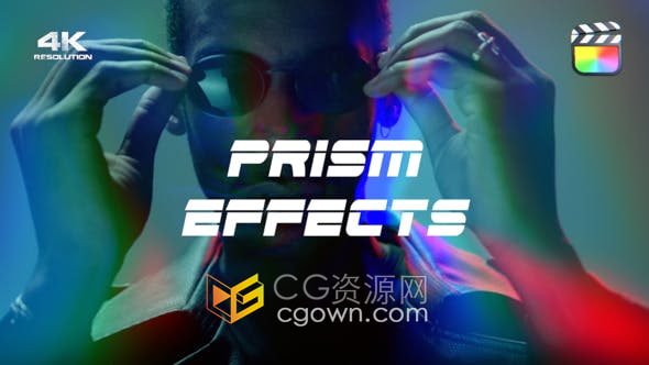 FCPX插件-30种色彩分离朦胧梦幻折射棱镜效果视频特效Prism Effects