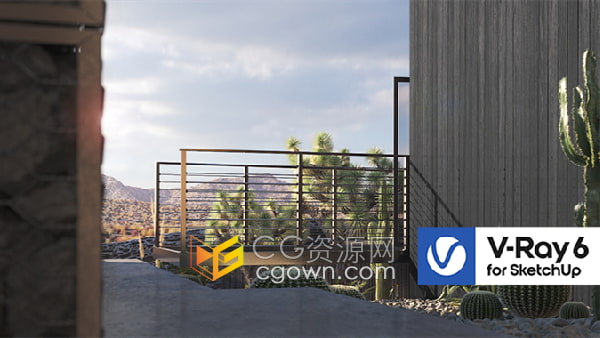 Vray渲染器V-Ray 6.00支持SketchUp 2017-2022版本