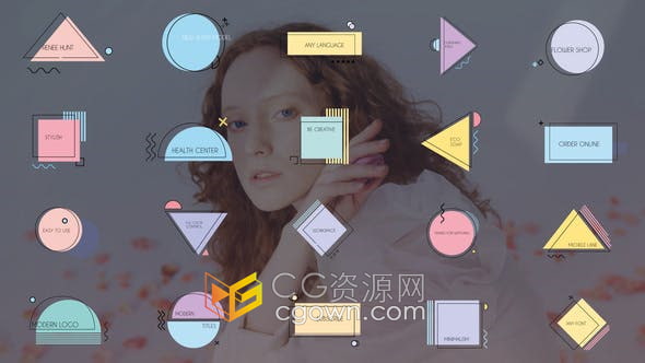 Modern Titles FCPX插件20组现代时尚创意文字标题字幕动画