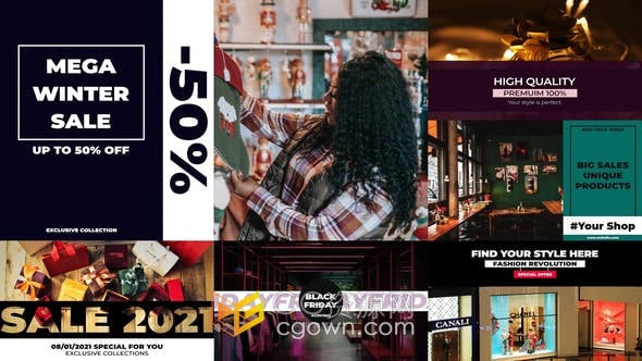 FCPX插件-Big Titles 6种大标题文字动画视频字幕效果