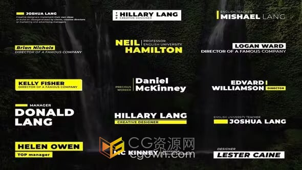 FCPX插件15组视频字幕文字标题动画Minimal Lower Thirds 4K