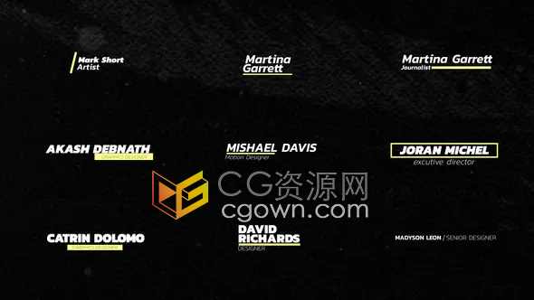 Lower Thirds 2.0 FCPX插件9组文字标题视频字幕动画4K