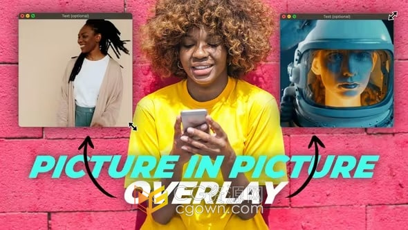 Picture in Picture FCPX插件鼠标光标绘制MacOS窗口效果