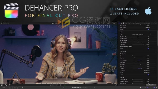 Dehancer Pro 1.0 FCPX插件电影质感胶片效果