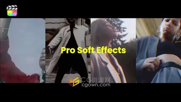 FCPX插件20组柔光滤镜效果画面Pro Soft Effect