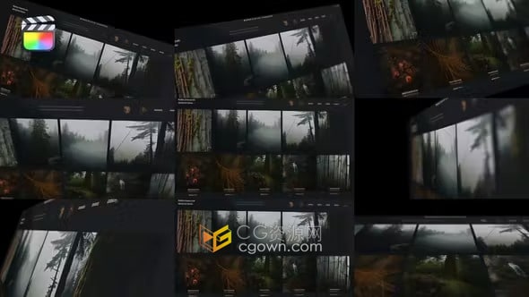 FCPX插件30种镜头运动预设动画效果Essential 2D & 3D Motion