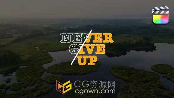 FCPX插件16组版式文字标题动画Typography Titles