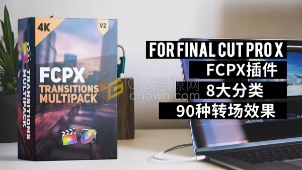 90种镜头画面推拉摇移扭曲平移动态效果过渡FCPX转场插件