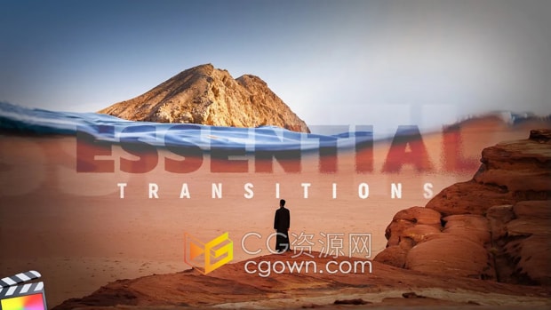 中文汉化FCPX插件50种视频编辑常用转场过渡效果预设