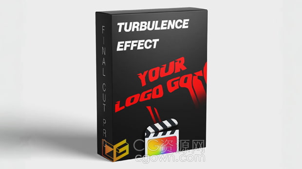制作湍流效应效果FCPX插件下载Turbulence Effect