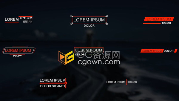 40组时尚创意字幕动画Vlog视频文字标题效果制作FCPX插件下载