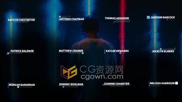 达芬奇模板-14种文字标题动画视频字幕条Dynamic Lower Thirds Resolve模板