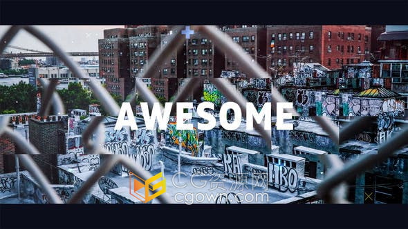 DaVinciResolve16模板-酷炫现代动感开场介绍宣传视频片头动画