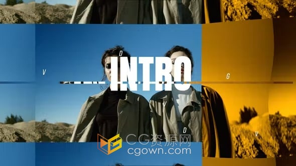 Apple Motion模板嘻哈风格介绍街头运动视频短片制作